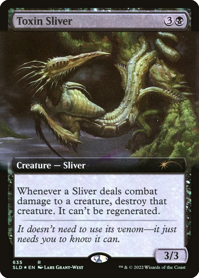2019 Secret Lair Drop Toxin Sliver #635 rare card image