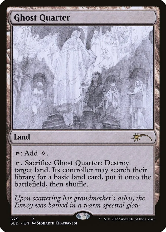 2019 Secret Lair Drop Ghost Quarter #679 rare card image