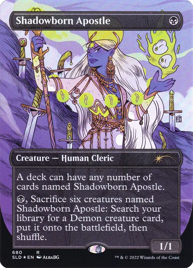 2019 Secret Lair Drop Shadowborn Apostle #680 rare card image
