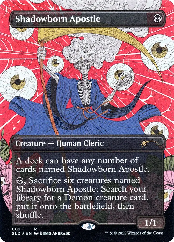 2019 Secret Lair Drop Shadowborn Apostle #682 rare card image