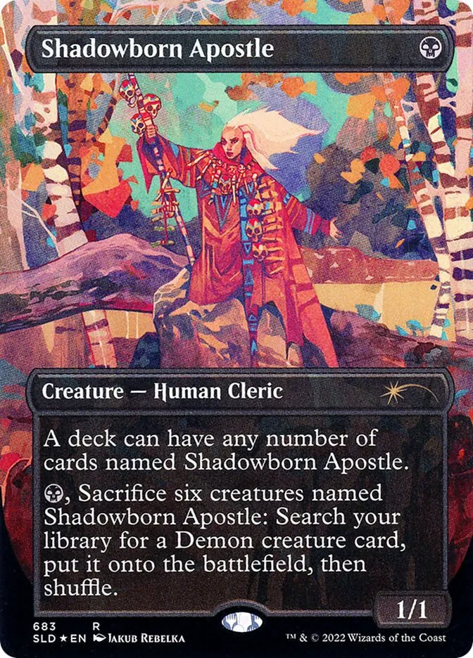 2019 Secret Lair Drop Shadowborn Apostle #683 rare card image