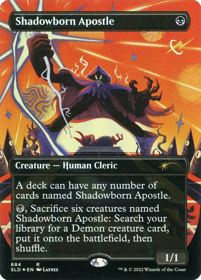2019 Secret Lair Drop Shadowborn Apostle #684 rare card image