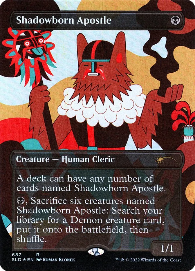 2019 Secret Lair Drop Shadowborn Apostle #687 rare card image