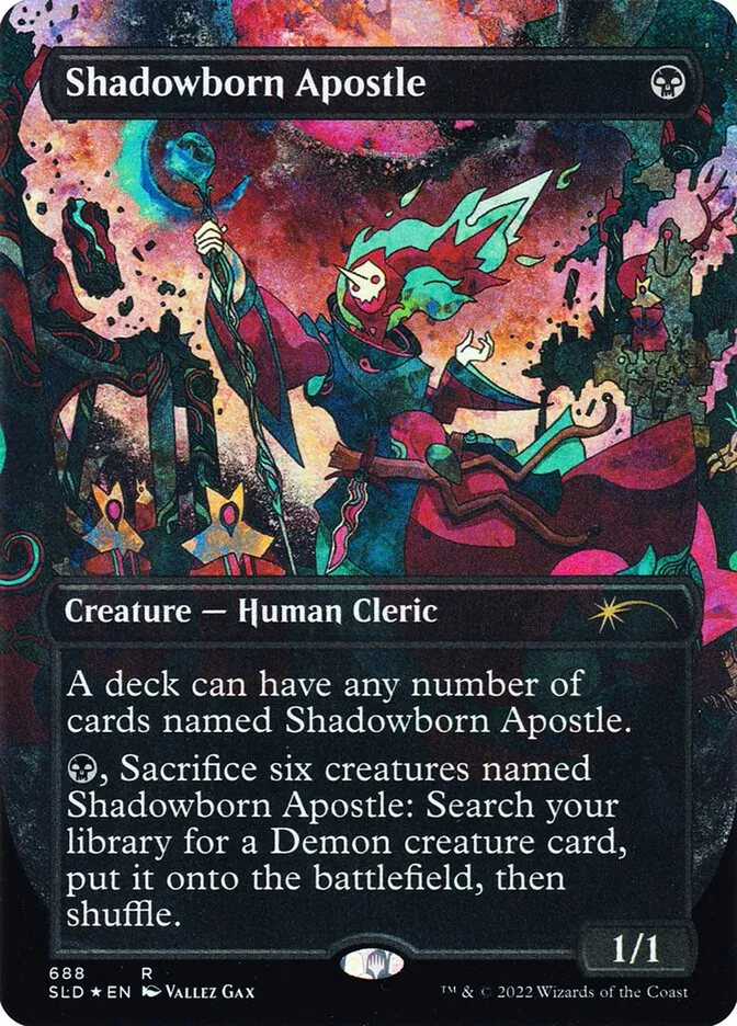 2019 Secret Lair Drop Shadowborn Apostle #688 rare card image
