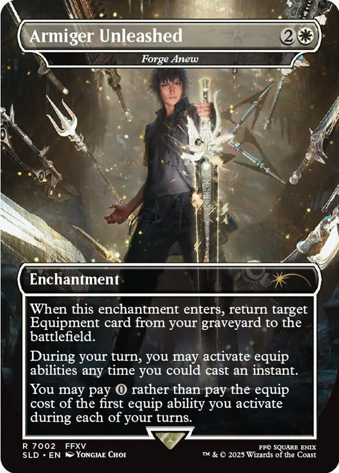2019 Secret Lair Drop Forge Anew #7002 rare card image