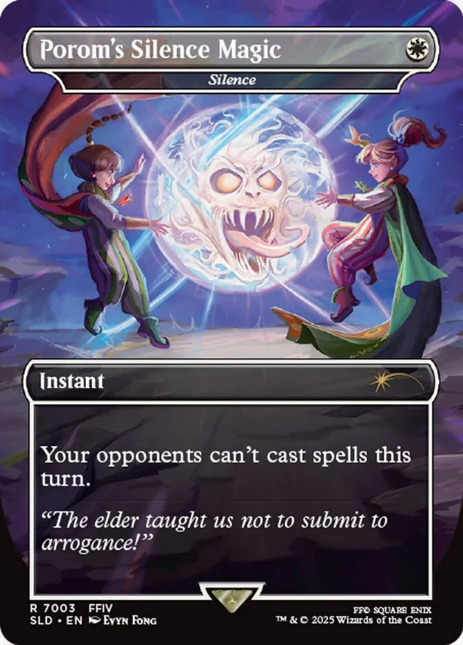 2019 Secret Lair Drop Silence #7003 rare card image