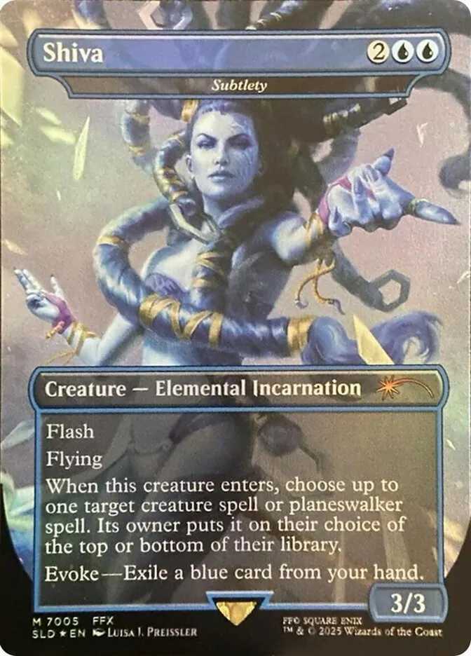 2019 Secret Lair Drop Subtlety mythic #7005 mythic card image