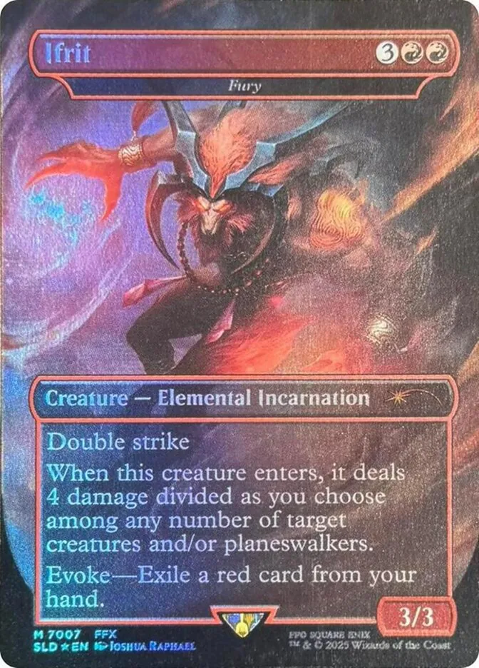 2019 Secret Lair Drop Fury #7007 mythic card image