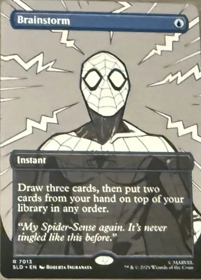 2019 Secret Lair Drop Brainstorm #7013 rare card image