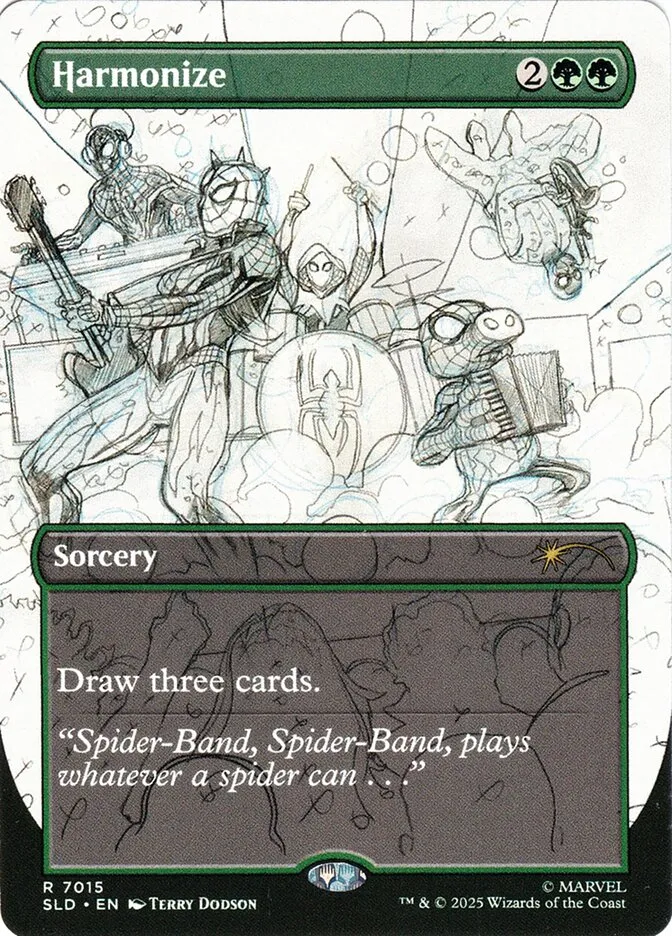 2019 Secret Lair Drop Harmonize #7015 rare card image
