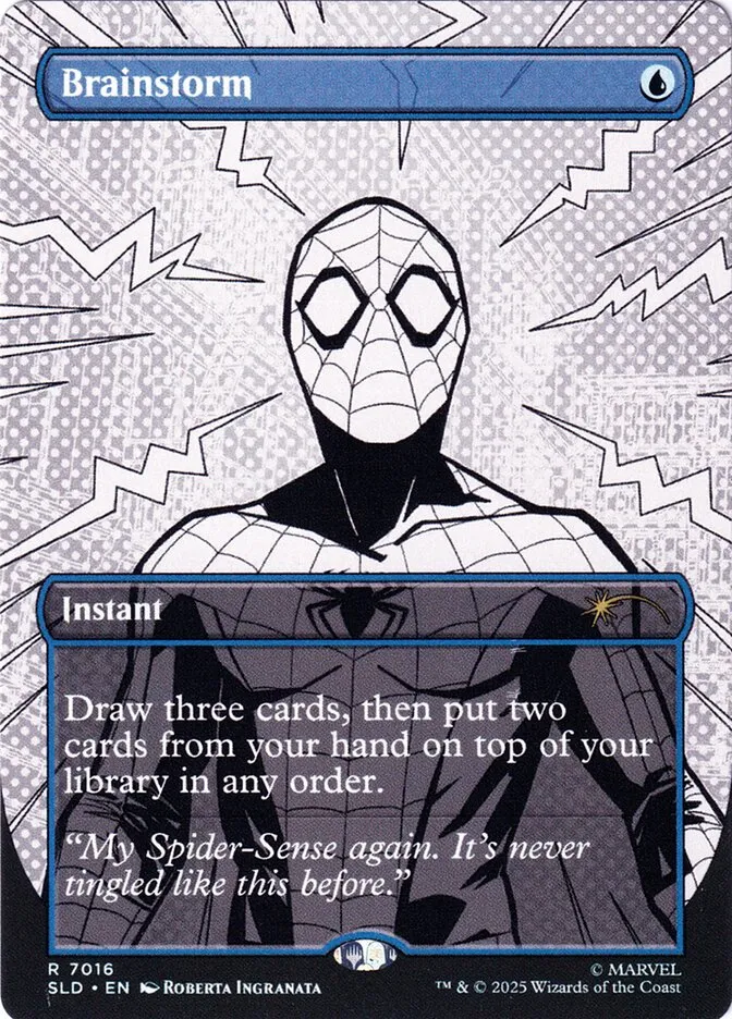 2019 Secret Lair Drop Brainstorm #7016 rare card image