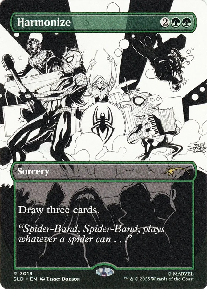 2019 Secret Lair Drop Harmonize #7018 rare card image