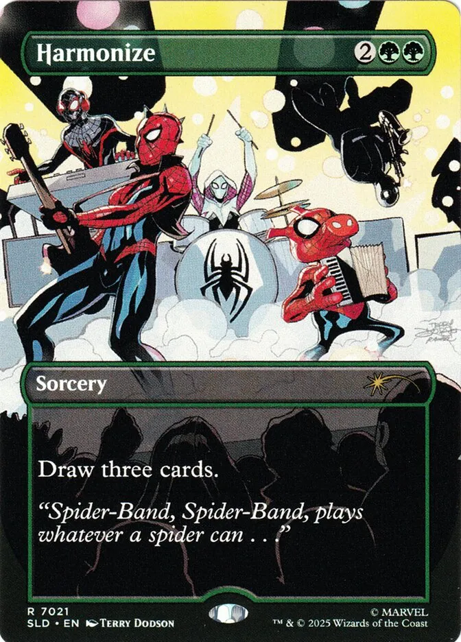 2019 Secret Lair Drop Harmonize #7021 rare card image