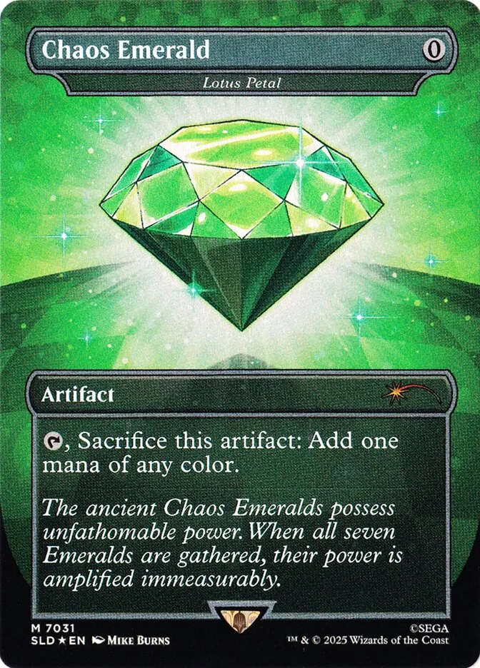 2019 Secret Lair Drop Lotus Petal #7031 mythic card image