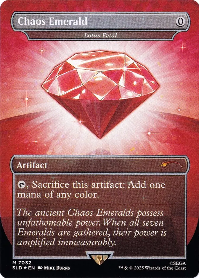 2019 Secret Lair Drop Lotus Petal #7032 mythic card image