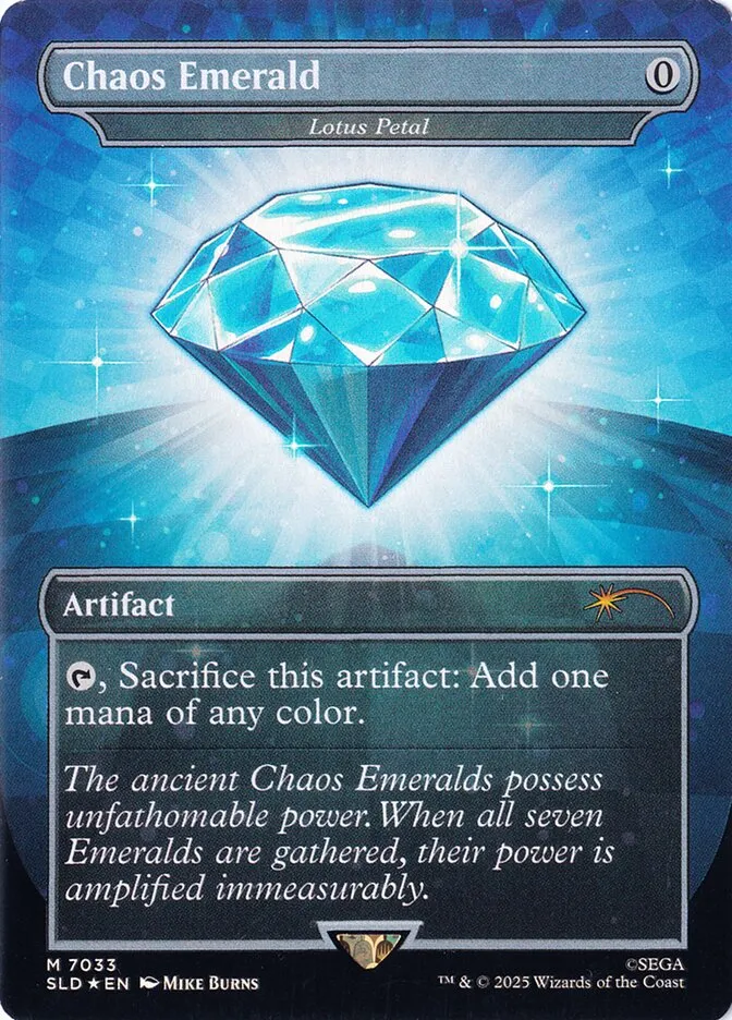 2019 Secret Lair Drop Lotus Petal #7033 mythic card image