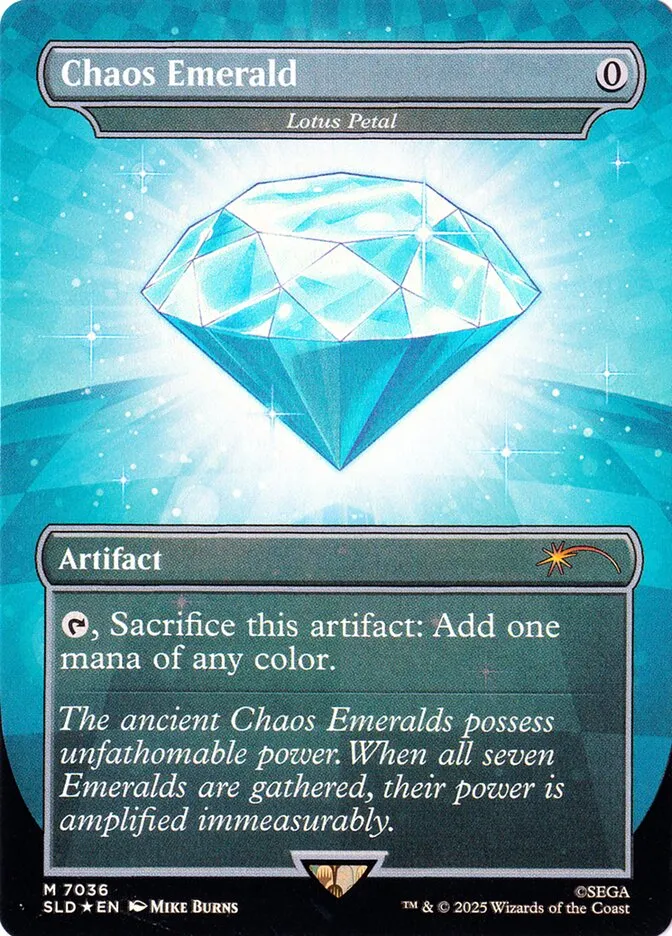 2019 Secret Lair Drop Lotus Petal #7036 mythic card image