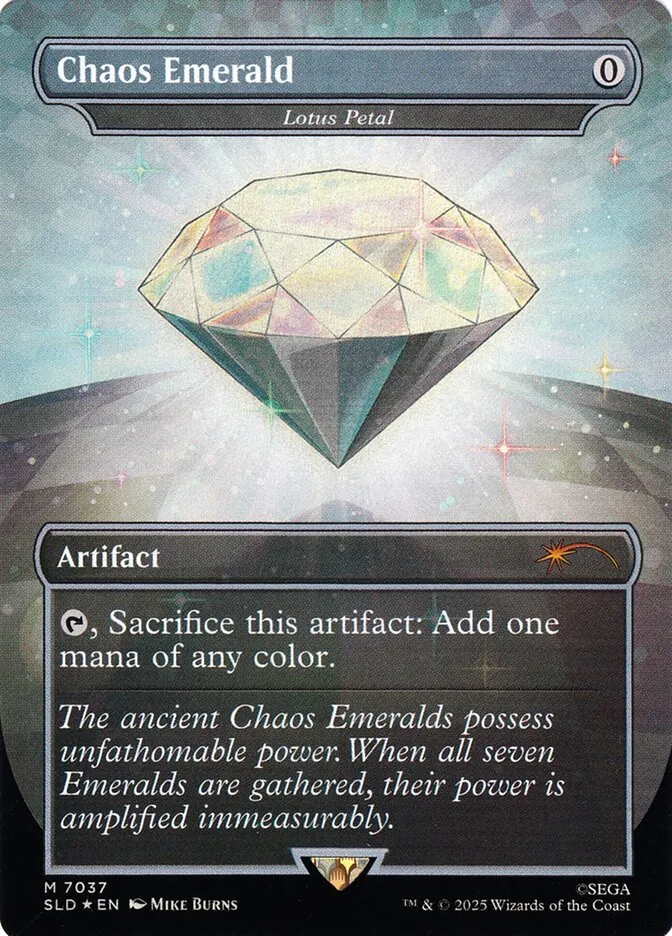 2019 Secret Lair Drop Lotus Petal #7037 mythic card image