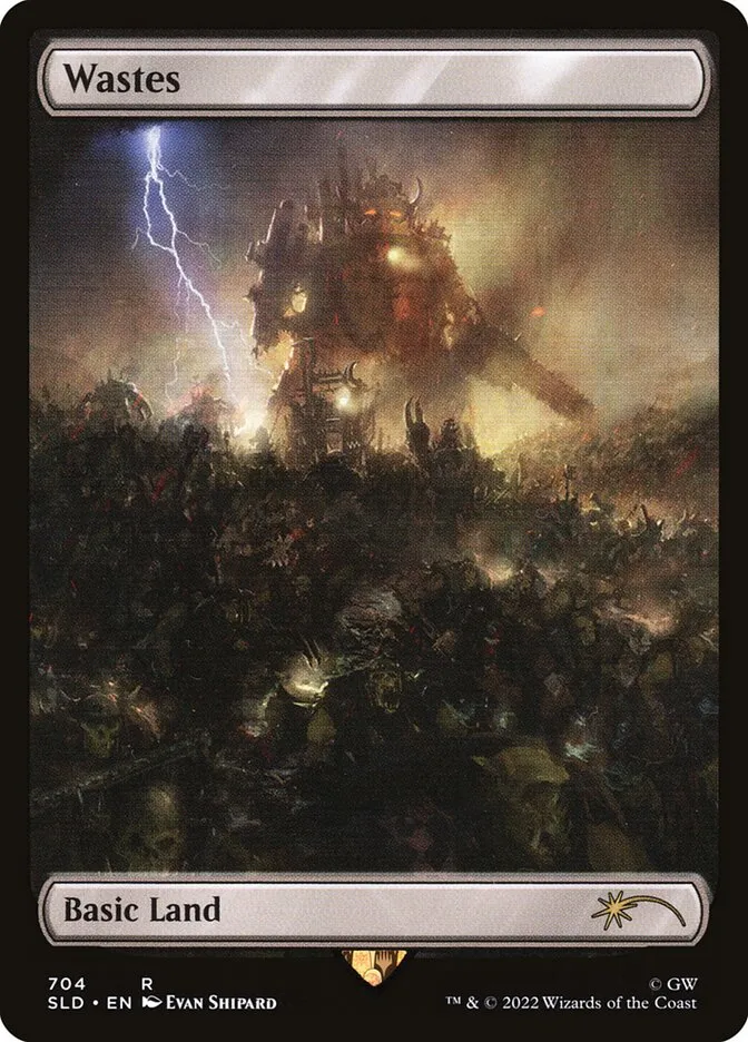 2019 Secret Lair Drop Wastes #704 rare card image