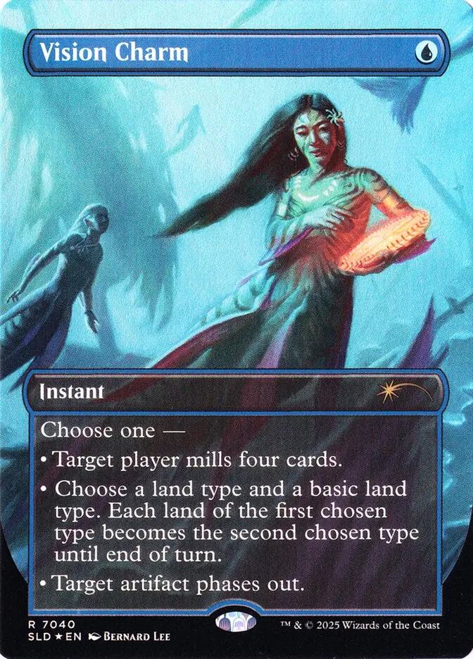 2019 Secret Lair Drop Vision Charm #7040 rare card image
