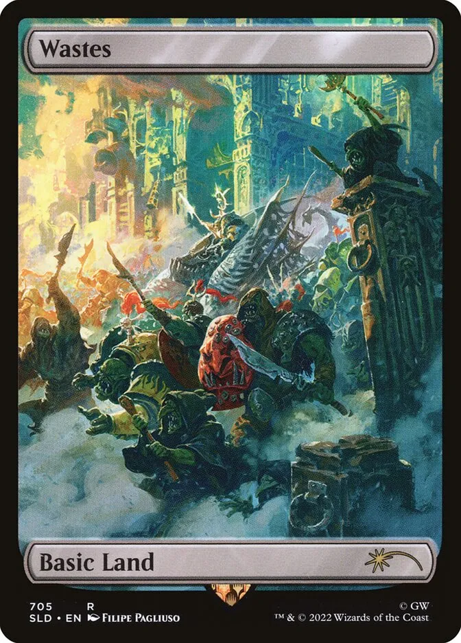 2019 Secret Lair Drop Wastes #705 rare card image