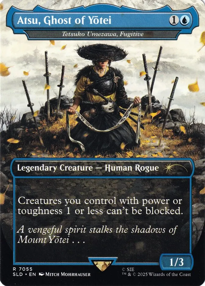 2019 Secret Lair Drop Tetsuko Umezawa, Fugitive #7055 rare card image