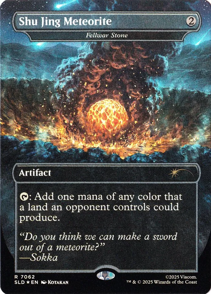 2019 Secret Lair Drop Fellwar Stone #7062 rare card image