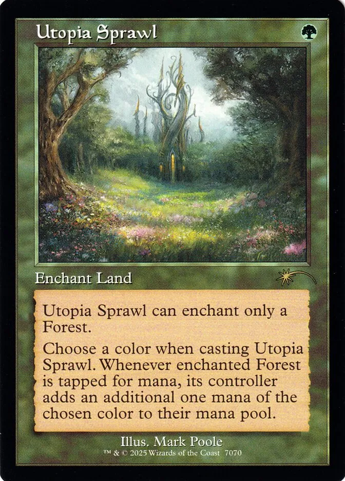 2019 Secret Lair Drop Utopia Sprawl #7070 rare card image
