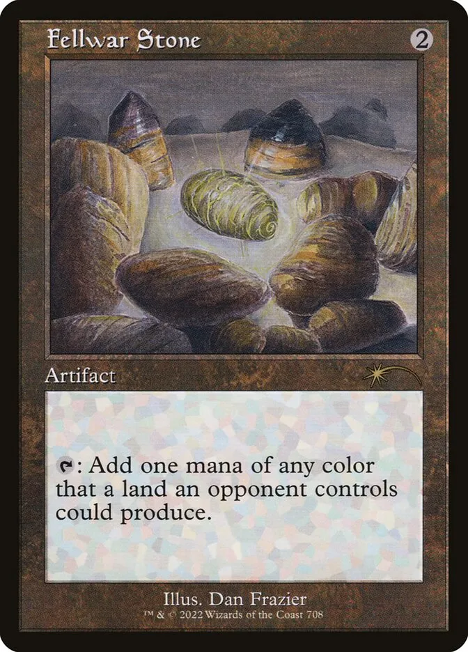 2019 Secret Lair Drop Fellwar Stone #708 rare card image