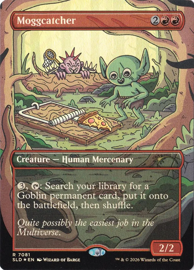 2019 Secret Lair Drop Moggcatcher #7081 rare card image