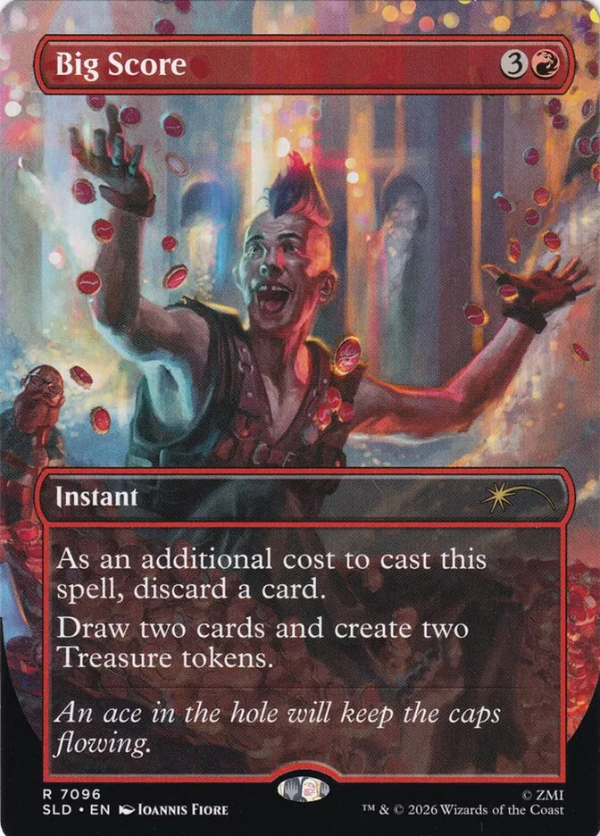 2019 Secret Lair Drop Big Score #7096 rare card image