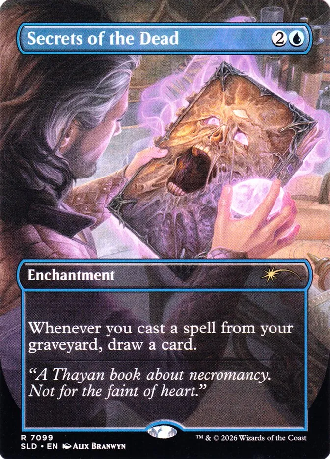 2019 Secret Lair Drop Secrets of the Dead #7099 rare card image