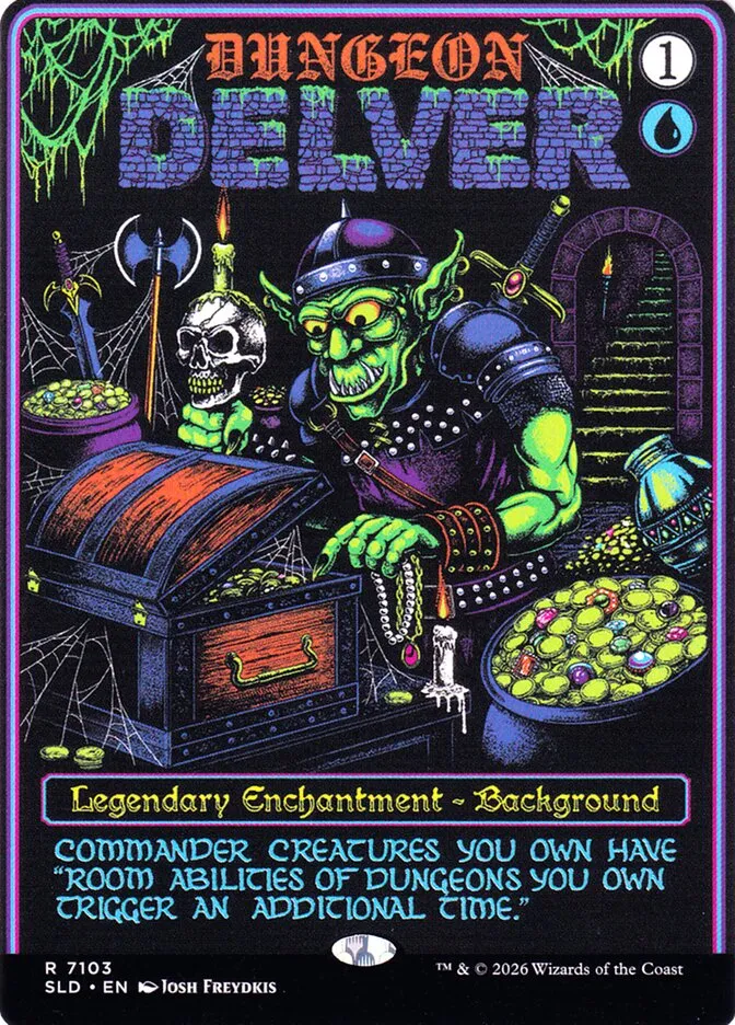 2019 Secret Lair Drop Dungeon Delver #7103 rare card image