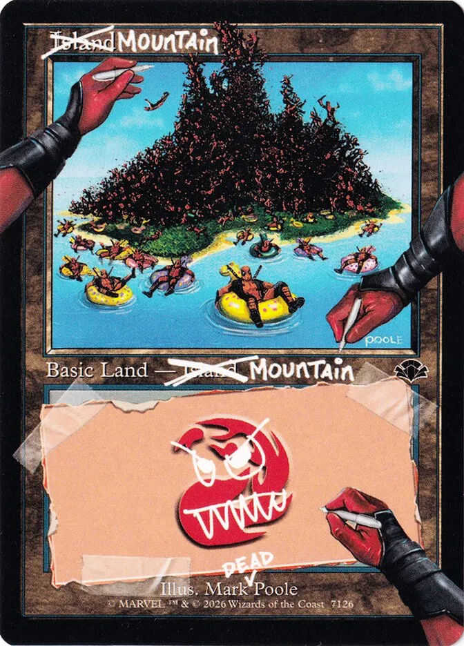 2019 Secret Lair Drop Mountain #7126 common card image