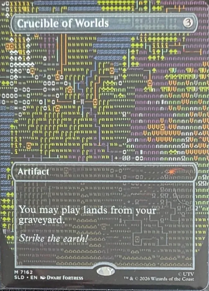 2019 Secret Lair Drop Crucible of Worlds #7162 mythic card image
