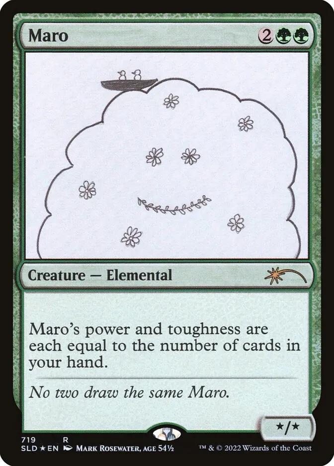 2019 Secret Lair Drop Maro #719 rare card image