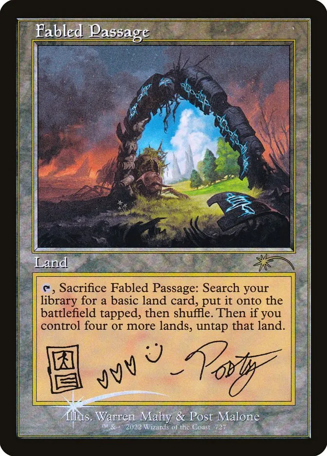 2019 Secret Lair Drop Fabled Passage rare #727 rare card image