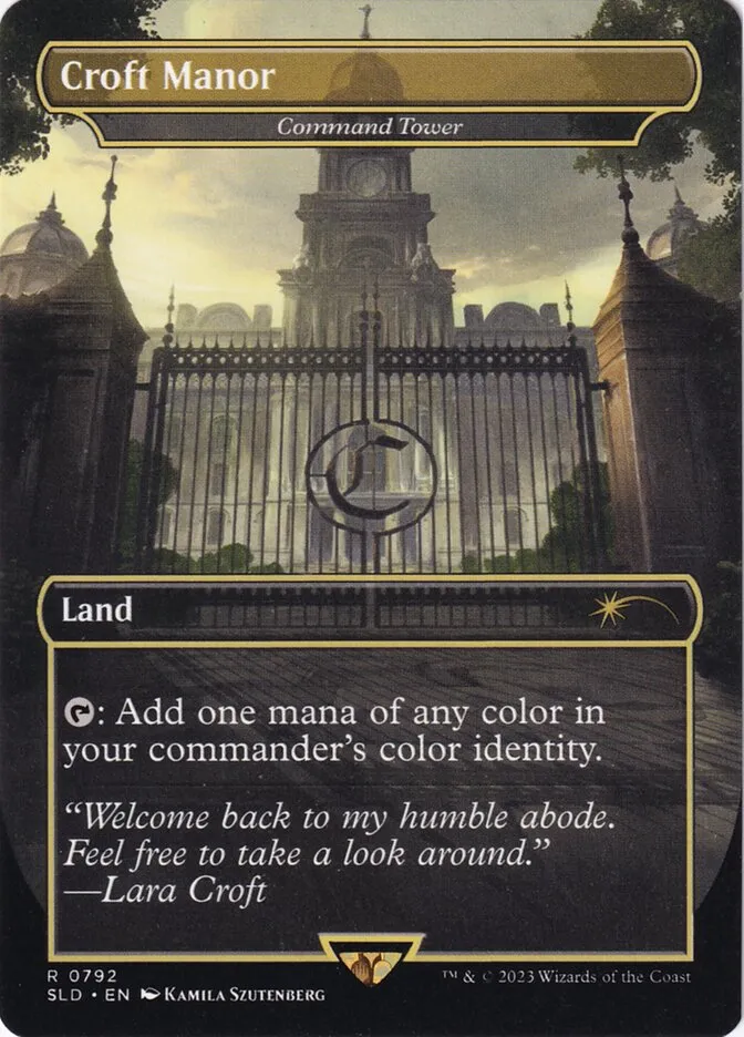 2019 Secret Lair Drop Command Tower rare #792 rare card image