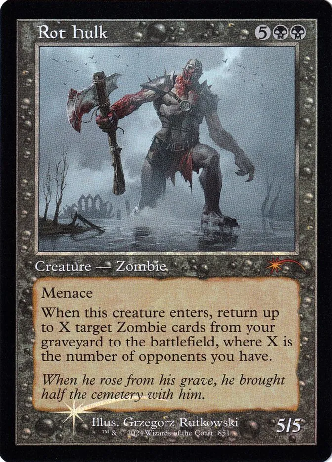2019 Secret Lair Drop Rot Hulk #851 mythic card image
