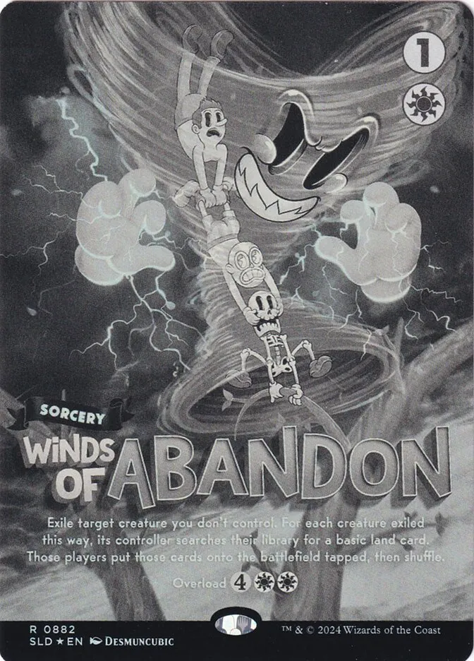 2019 Secret Lair Drop Winds of Abandon #882 rare card image