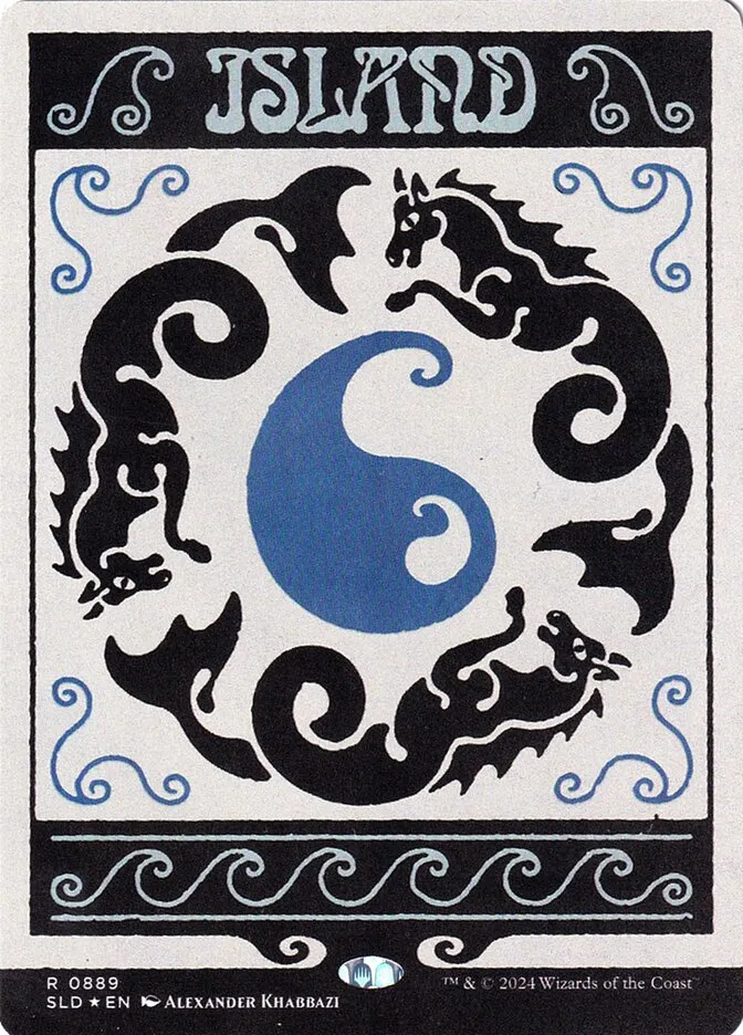 2019 Secret Lair Drop Island #889 rare card image