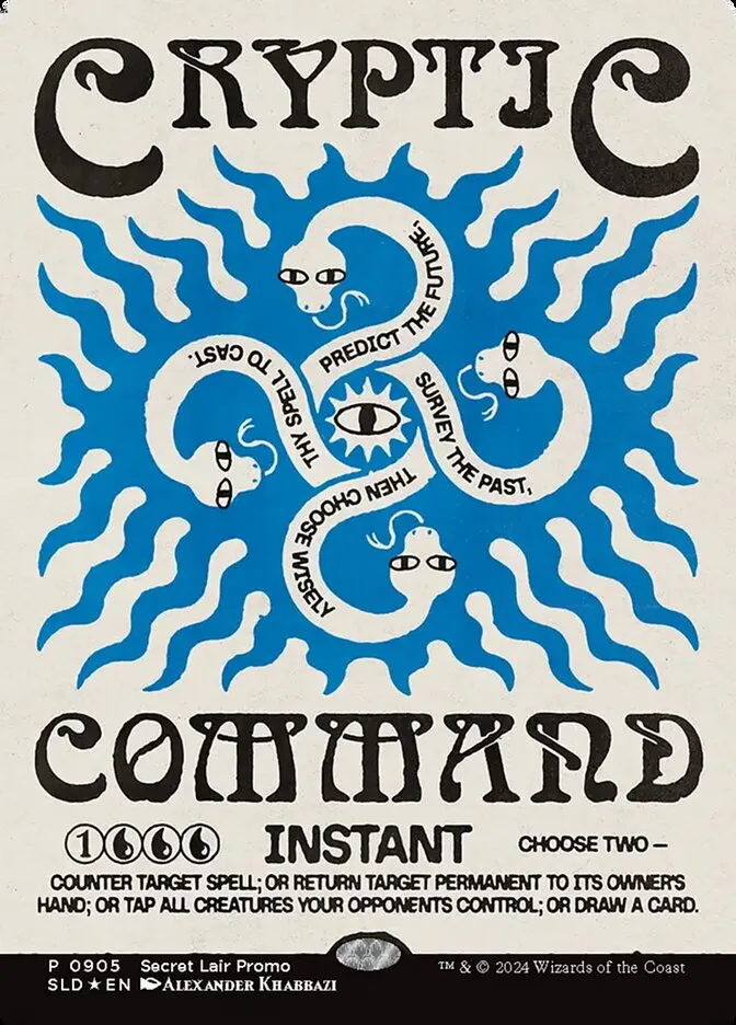 2019 Secret Lair Drop Cryptic Command rare #905 rare card image