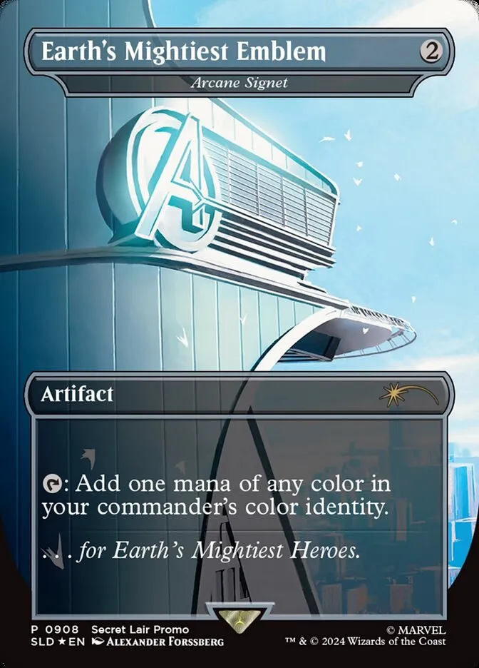 2019 Secret Lair Drop Arcane Signet [Foil] rare #908 rare card image
