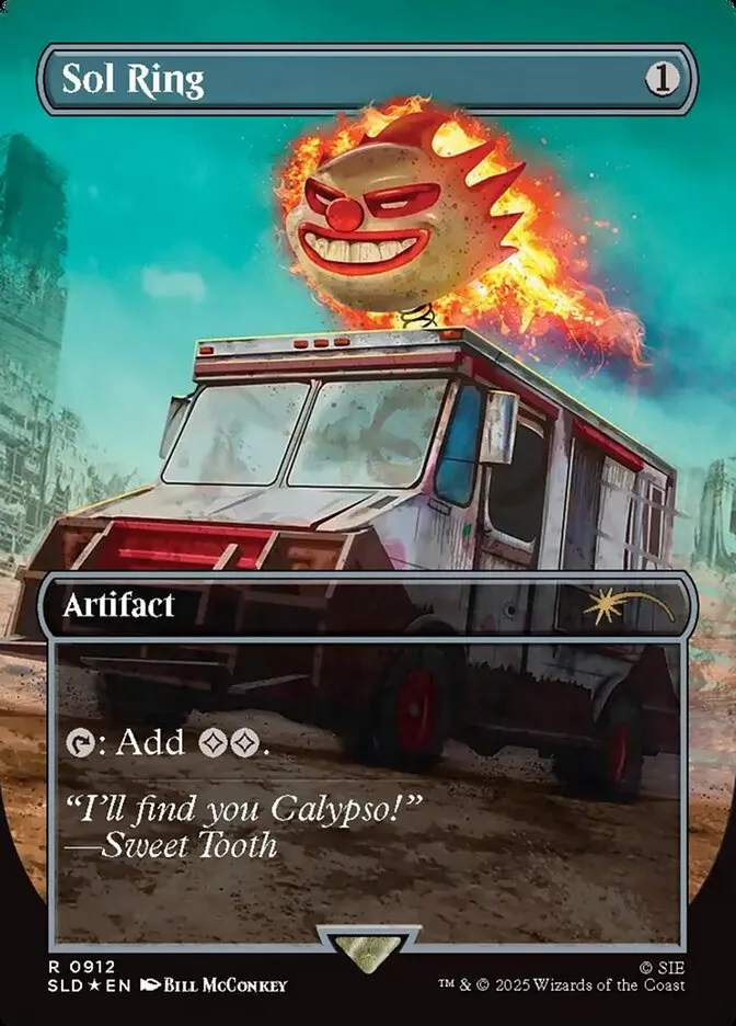 2019 Secret Lair Drop Sol Ring #912 rare card image