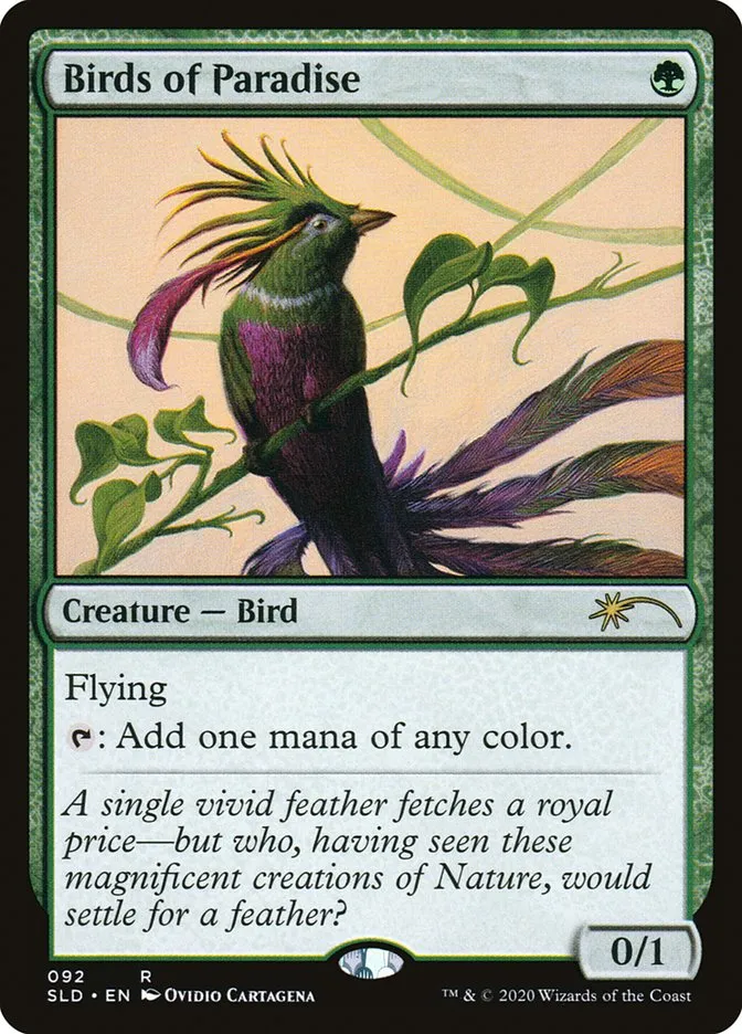 2019 Secret Lair Drop Birds of Paradise rare #92 rare card image