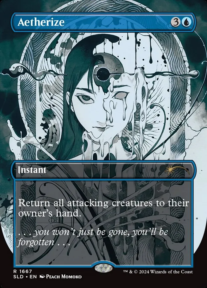 2019 Secret Lair Drop Aetherize #1667 rare card image