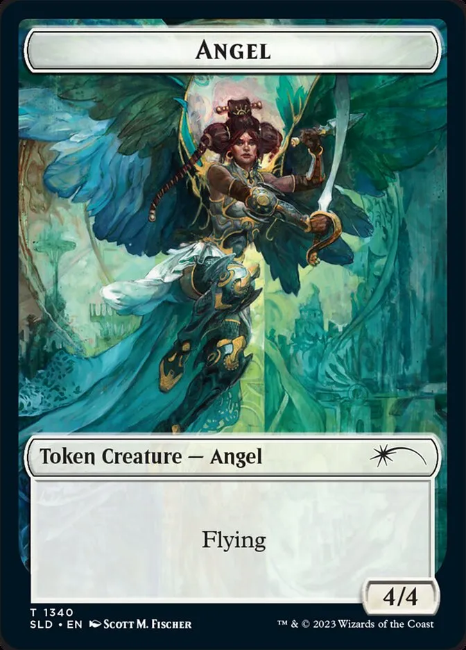 2019 Secret Lair Drop Angel #1340 common card image