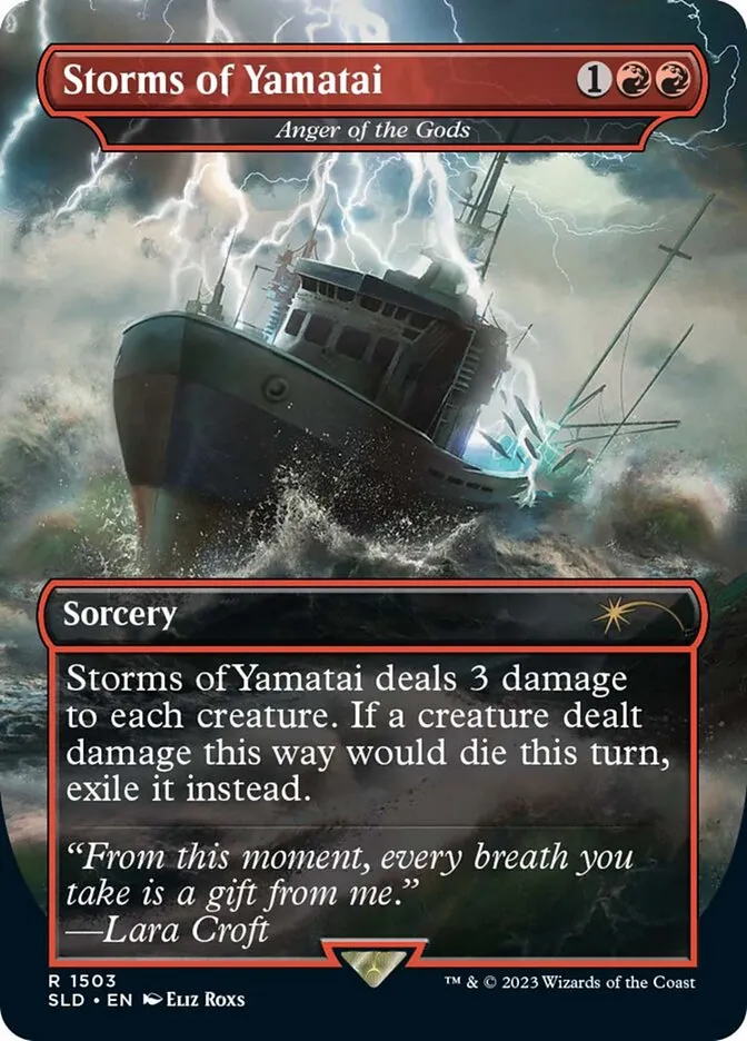 2019 Secret Lair Drop Anger of the Gods #1503 rare card image