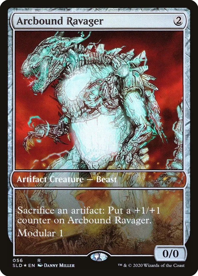 2019 Secret Lair Drop Arcbound Ravager rare #56 rare card image