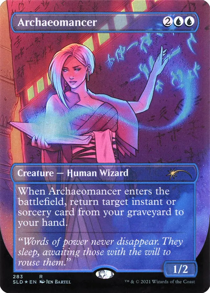 2019 Secret Lair Drop Archaeomancer #283 rare card image